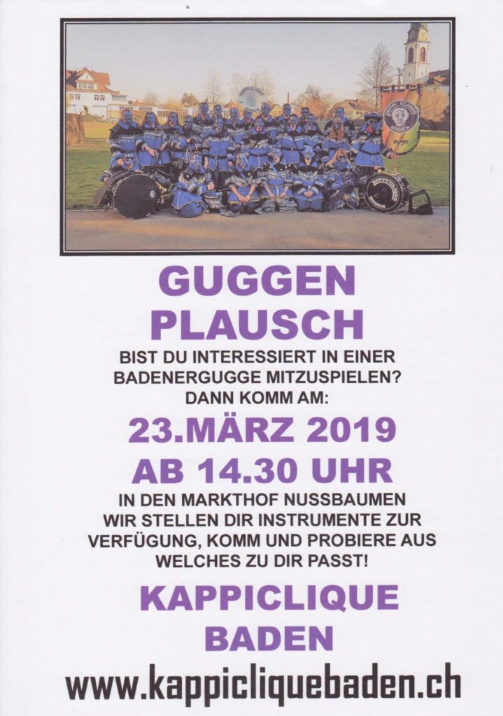 Guggenplausch-Flyer